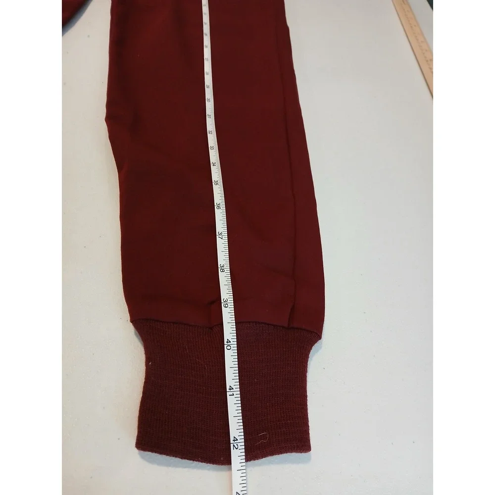 FIGS Men's Scrub Pants Burgundy Red Jogger Style Athletic Fit Size Small Tall